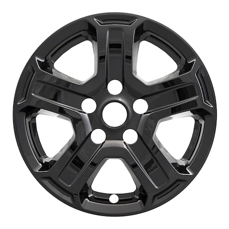 Coast2Coast 17", 5 Spoke, Gloss Black, Plastic, Set Of 4, Not Compatible With Steel Wheels IWCIMP420BLK